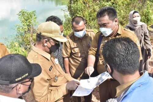 Wabup tinjau lahan Pam air