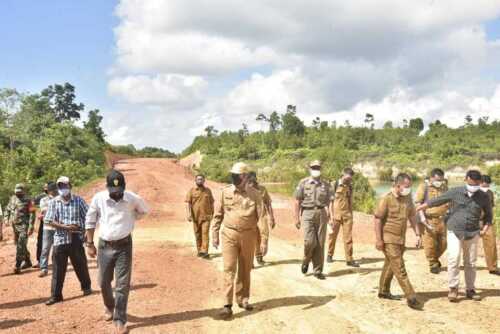 Wabup tinjau lahan Pam air