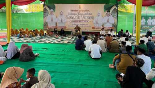 PEMERINTAH Kabupaten Indragiri Hilir (Inhil) menggelar kegiatan Amaliyah Ramadhan berupa buka puasa bersama yang berlangsung di halaman Kedaton Rumah Dinas Bupati pada Senin (17/3/2025).