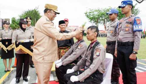 Wakil Bupati Hadiri Upacara Diktuk Bintara Polri