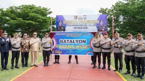 Wakil Bupati Hadiri Upacara Diktuk Bintara Polri
