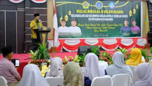 Bupati Karimun Hadiri Halal Bihalal dan Silaturahmi KKKS SD/MI se-Kabupaten Karimun