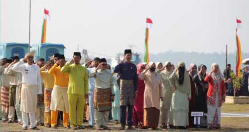 Upacara dan Syukuran HUT Kabupaten Karimun ke-24