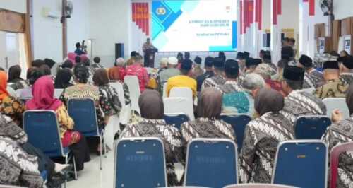Staf Ahli Muammar Qaddafi mewakili Bupati menghadiri peringatan Hari Ulang Tahun (HUT) ke-26 Persatuan Purnawirawan (PP) Polri