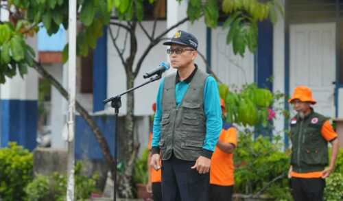 Pemerintah Kabupaten Indragiri Hilir menggelar apel kesiapsiagaan bencana hidrometeorologi