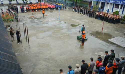 Pemerintah Kabupaten Indragiri Hilir menggelar apel kesiapsiagaan bencana hidrometeorologi