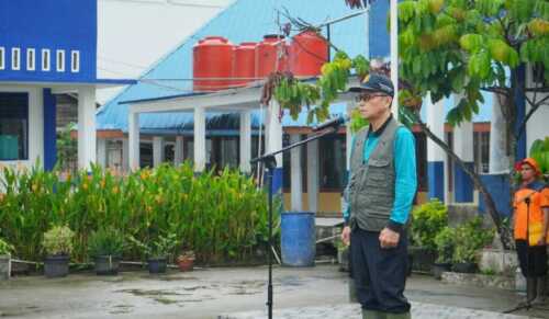 Pemerintah Kabupaten Indragiri Hilir menggelar apel kesiapsiagaan bencana hidrometeorologi