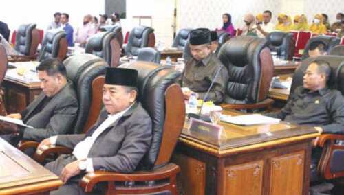 Rapat paripurna Pertanggungjawaban APBD Karimun 2021