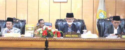 Rapat paripurna Pertanggungjawaban APBD Karimun 2021