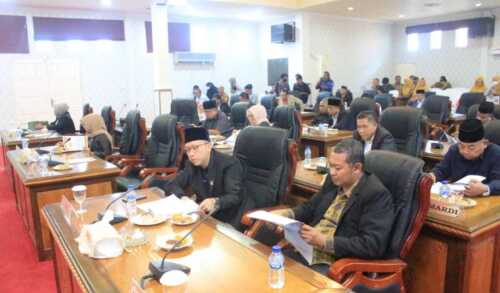 Rapat Paripurna Ranperda Pajak DPRD Karimun