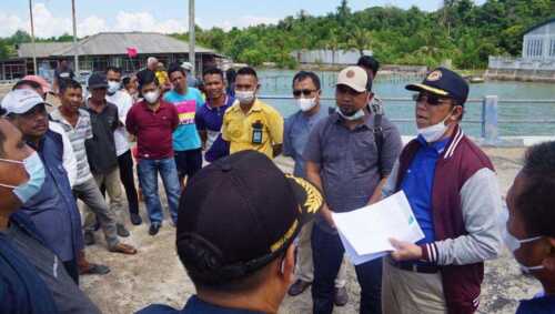 Tinjau Pelabuhan Bongkar Muat Moro