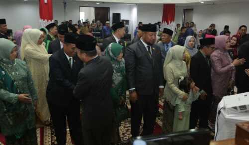Pelantikan dan Pengambilan Sumpah Jabatan Anggota DPRD Inhil