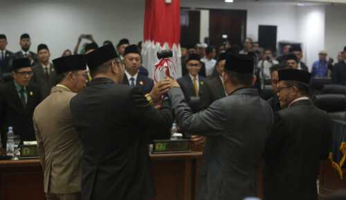Pelantikan dan Pengambilan Sumpah Jabatan Anggota DPRD Inhil