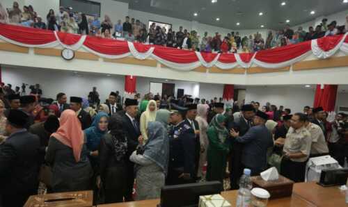 Pelantikan dan Pengambilan Sumpah Jabatan Anggota DPRD Inhil