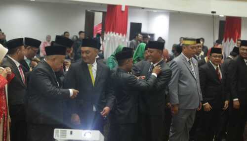 Pelantikan dan Pengambilan Sumpah Jabatan Anggota DPRD Inhil