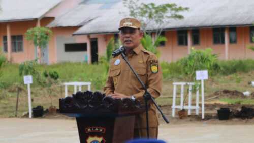 polda tanam pohon di Inhil 8