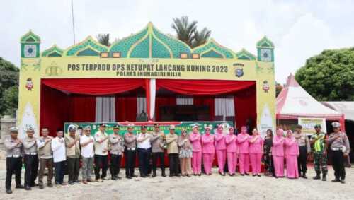 posko terpadu arus mudik inhil