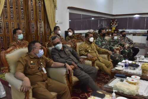 Rakor Penanganan COVID-19 Bersama Gubernur Kepri