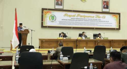 rapat paripurna APBD-P DPRD Inhil