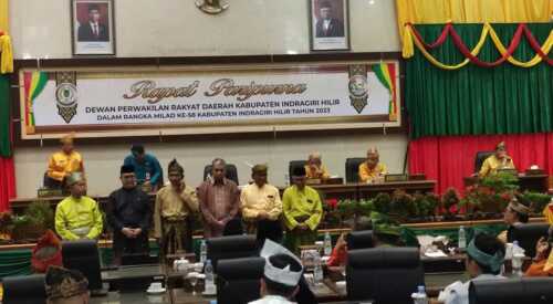 Rapat Paripurna Istimewa Milad Inhil ke-58