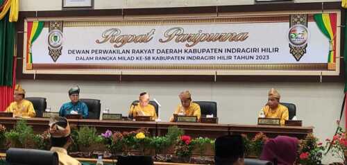 Rapat Paripurna Istimewa Milad Inhil ke-58