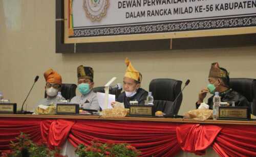 Rapat Paripurna Istimewa Milad Inhil ke-56