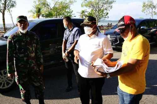 Bupati Tinjau Lokasi Landmark di Coastal Area